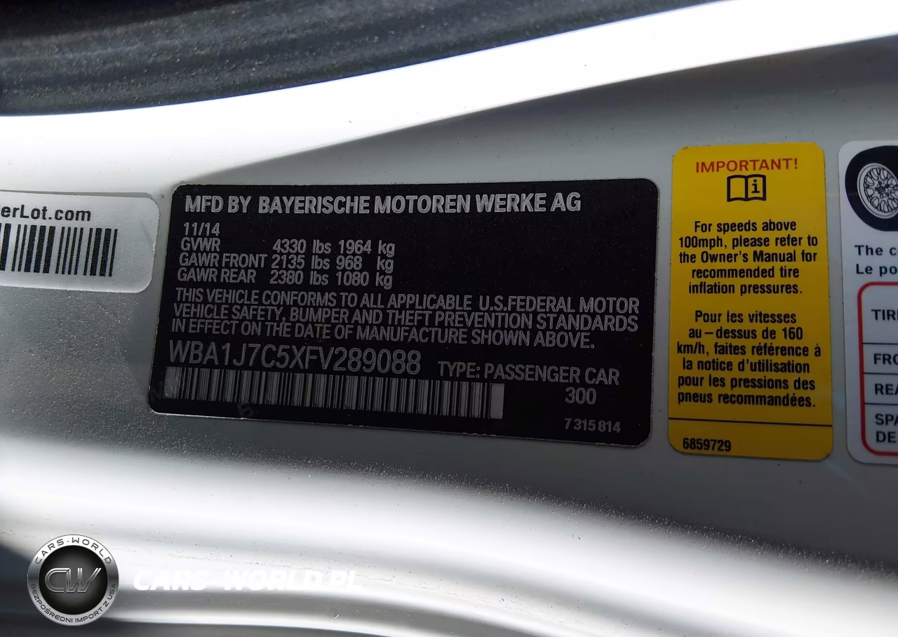 2015 BMW M235 VIN:WBA1J7C5XFV289088 - 9