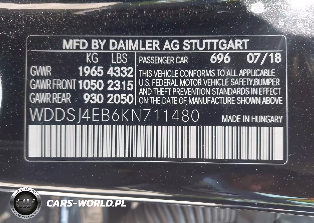 2019 Mercedes-Benz Cla 250 VIN:WDDSJ4EB6KN711480 - 9