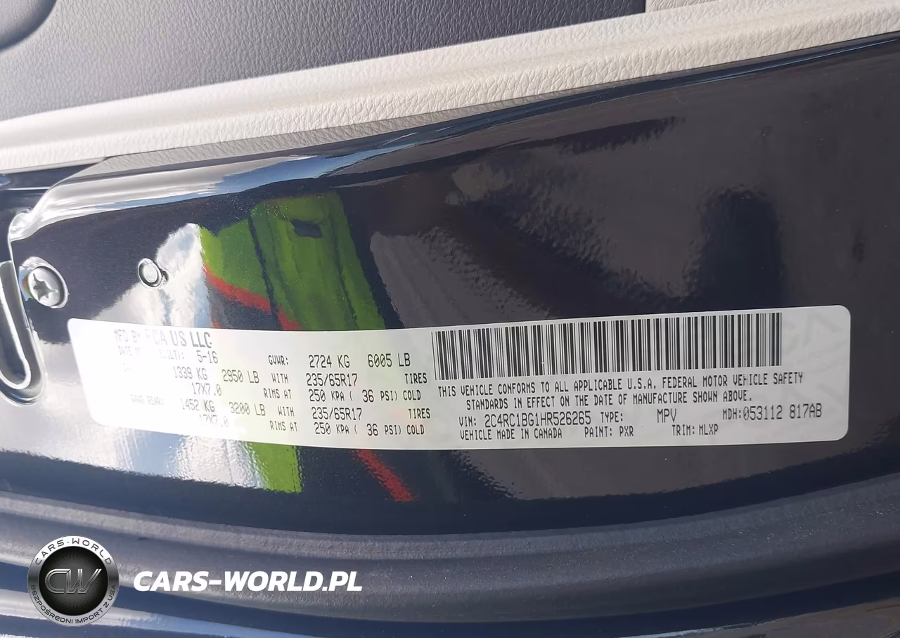 2017 Chrysler Pacifica Touring-L VIN:2C4RC1BG1HR526265 - 9