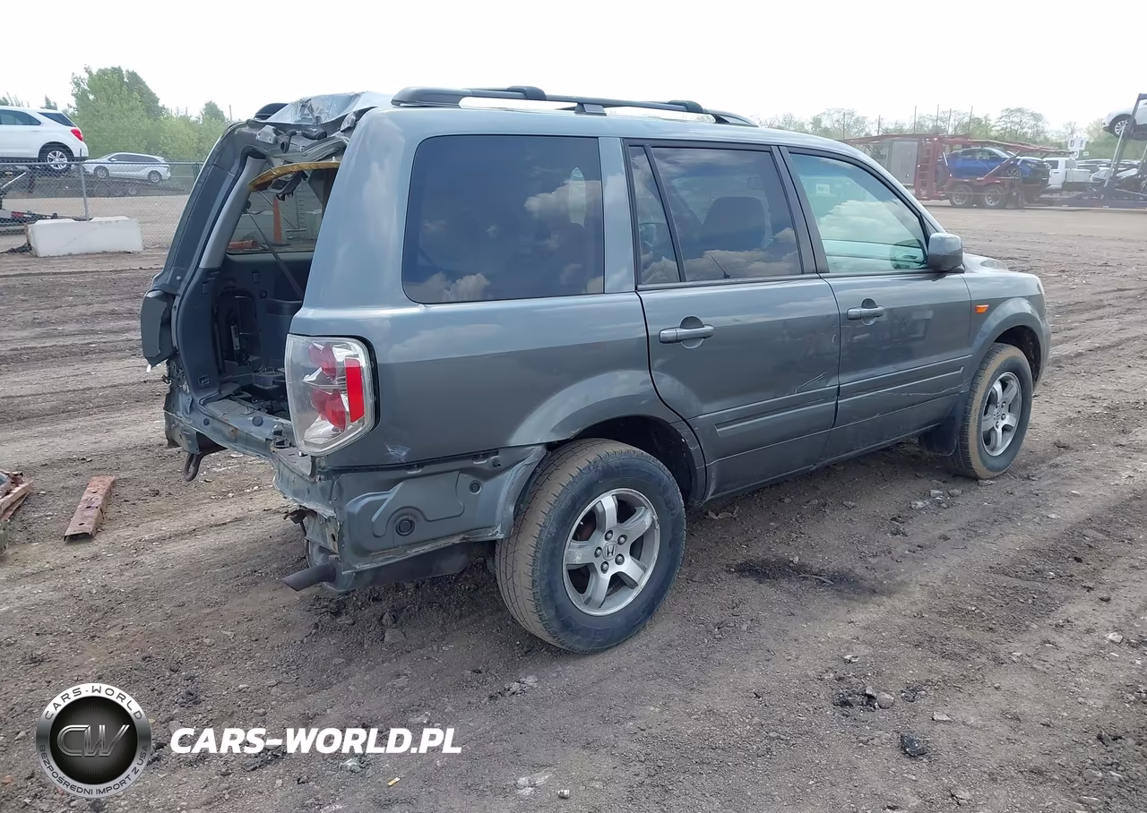 2007 Honda Pilot Ex-L VIN:5FNYF287X7B031296 - 4