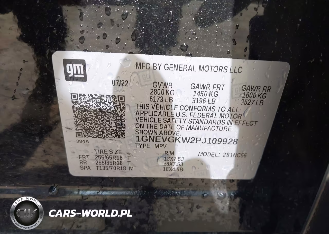 2023 Chevrolet Traverse Awd Lt Cloth VIN:1GNEVGKW2PJ109928 - 9