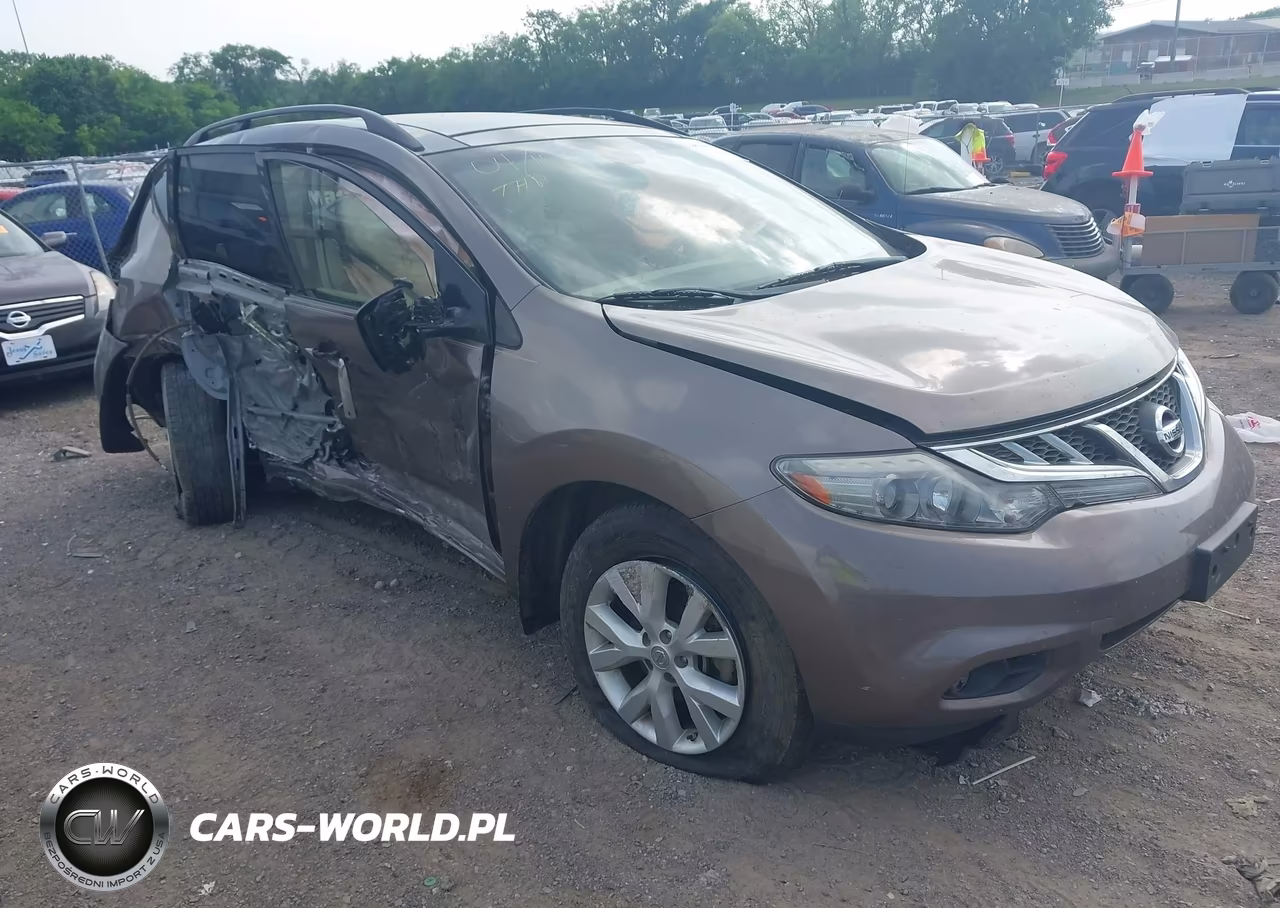 2013 Nissan Murano Sl VIN:JN8AZ1MU5DW202871 - 1