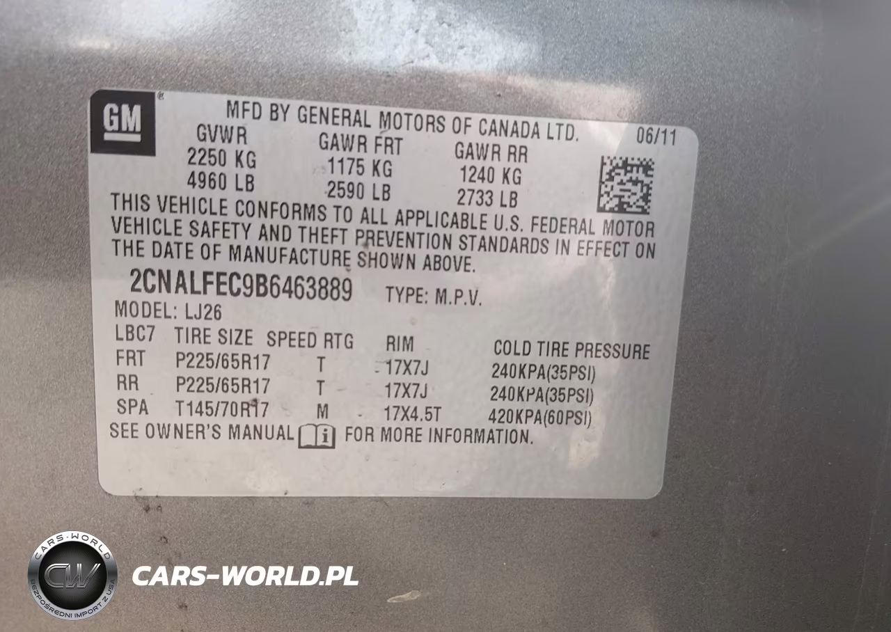 2011 Chevrolet Equinox Ltz VIN:2CNALFEC9B6463889 - 9