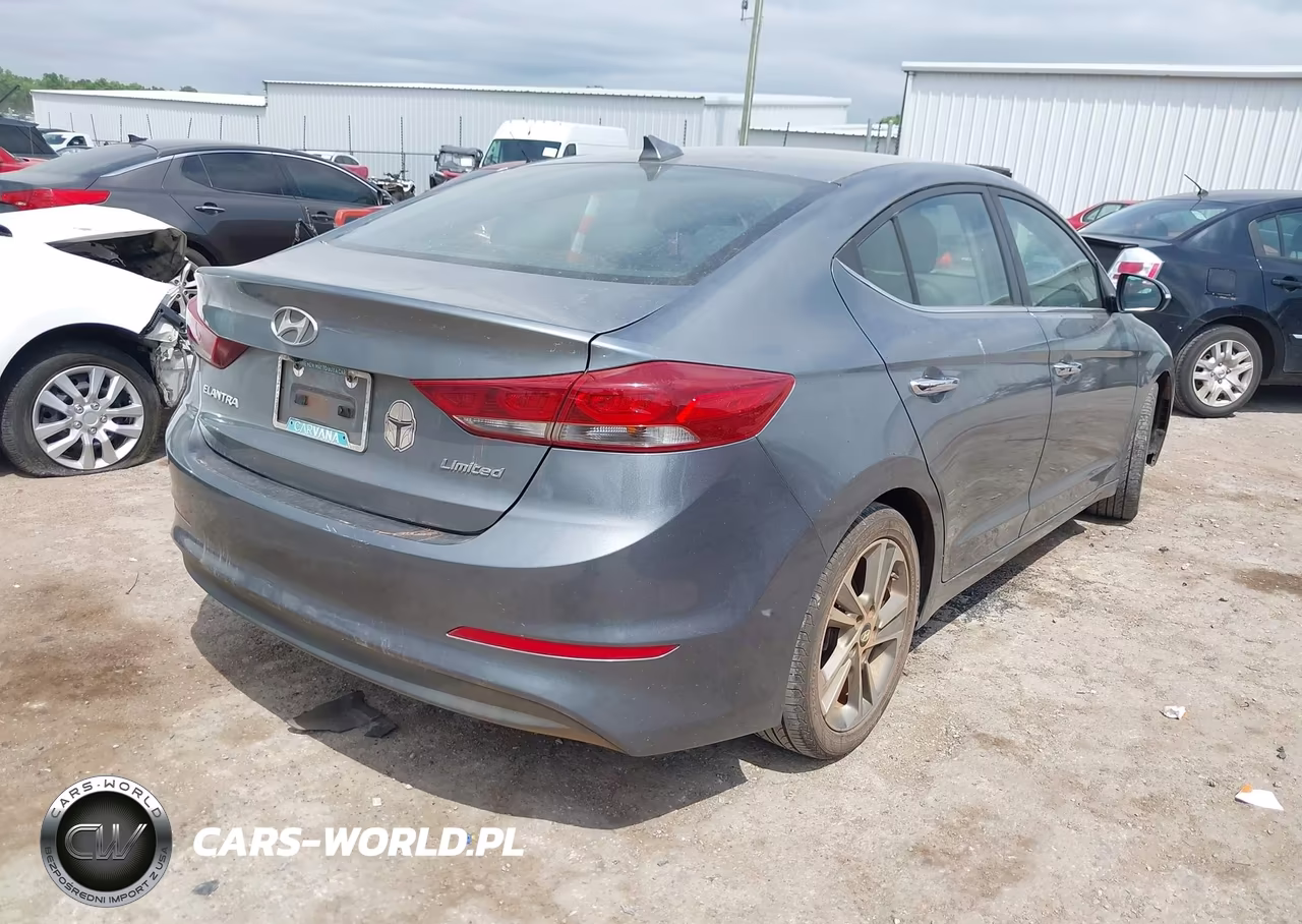 2017 Hyundai Elantra Limited VIN:KMHD84LF5HU329939 - 4