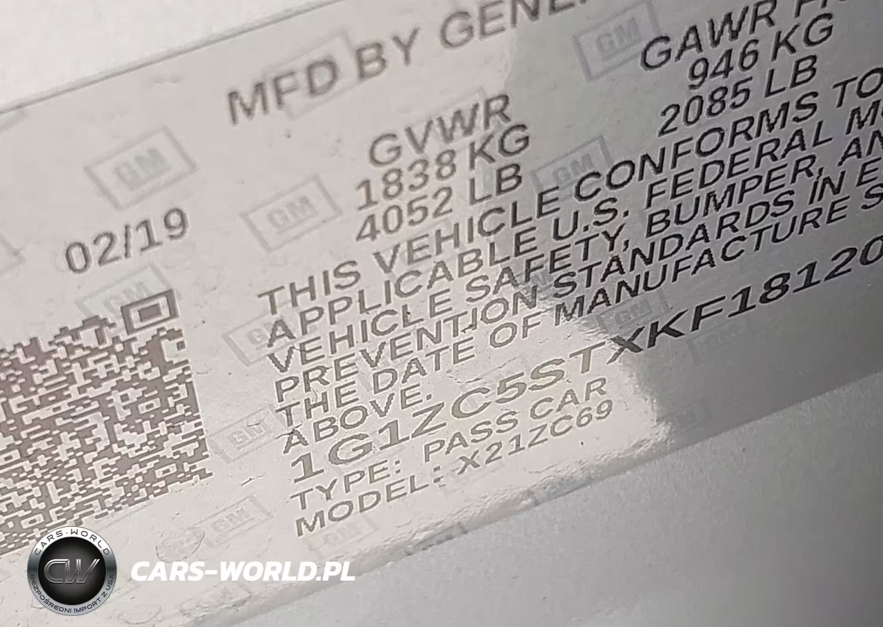 2019 Chevrolet Malibu 1Fl VIN:1G1ZC5STXKF181202 - 9