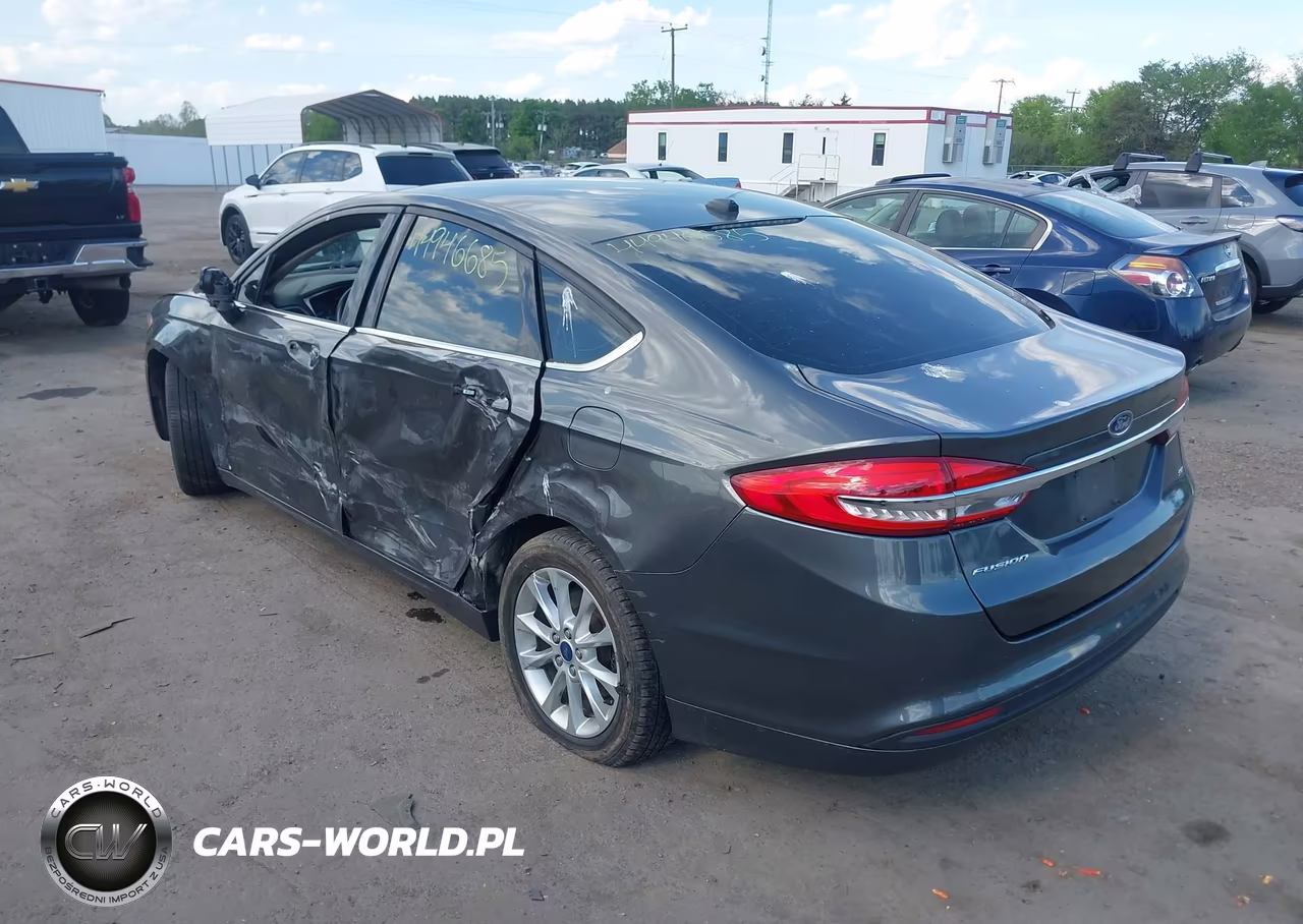 2017 Ford Fusion Se VIN:3FA6P0H70HR218819 - 3