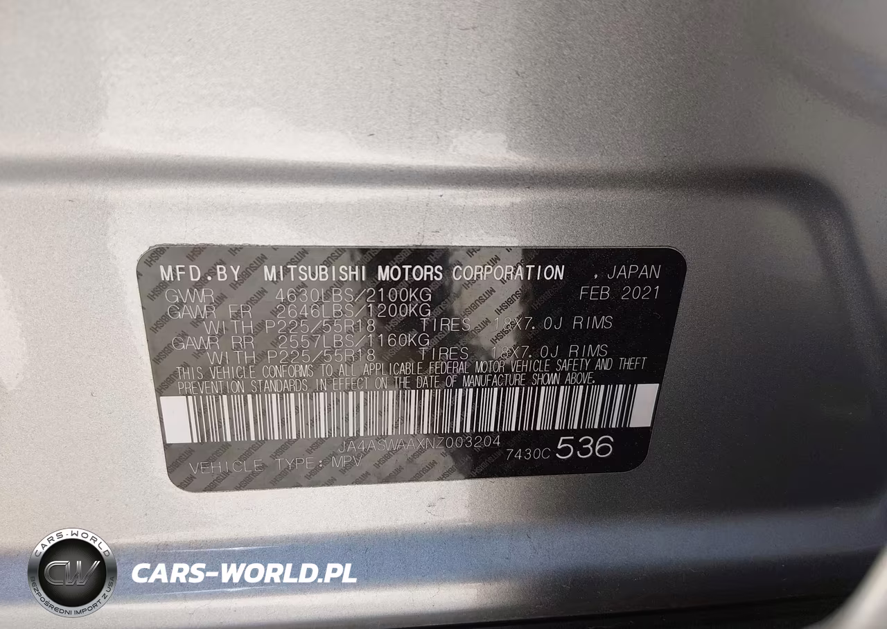 2022 Mitsubishi Eclipse Cross Se-Se Special Edition-Sel-Sel Special Edition VIN:JA4ASWAAXNZ003204 - 9