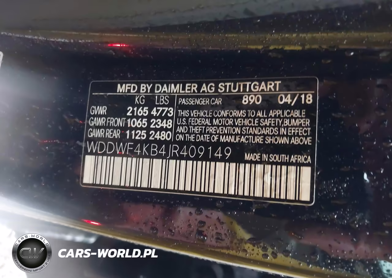 2018 Mercedes-Benz C 300 4Matic VIN:WDDWF4KB4JR409149 - 9