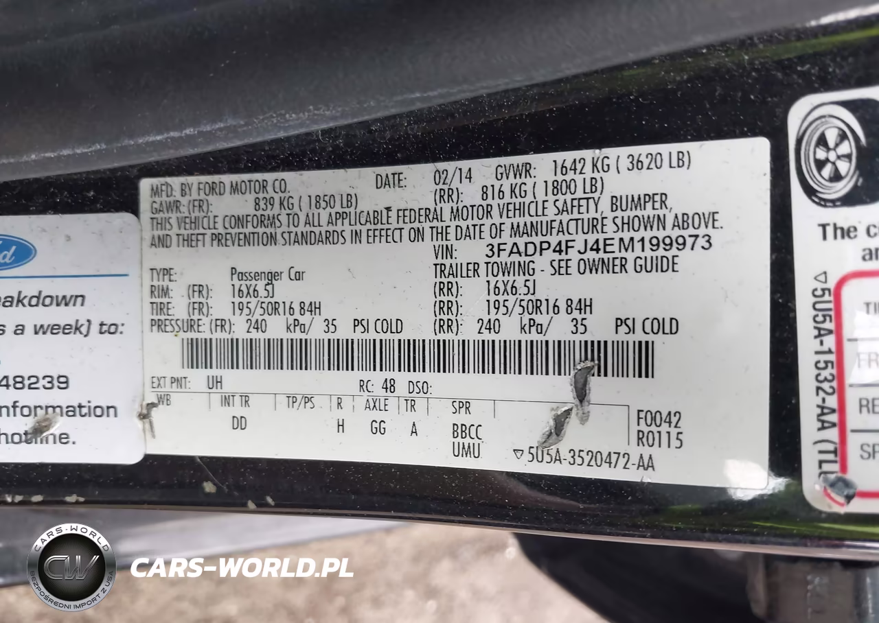2014 Ford Fiesta Titanium VIN:3FADP4FJ4EM199973 - 9