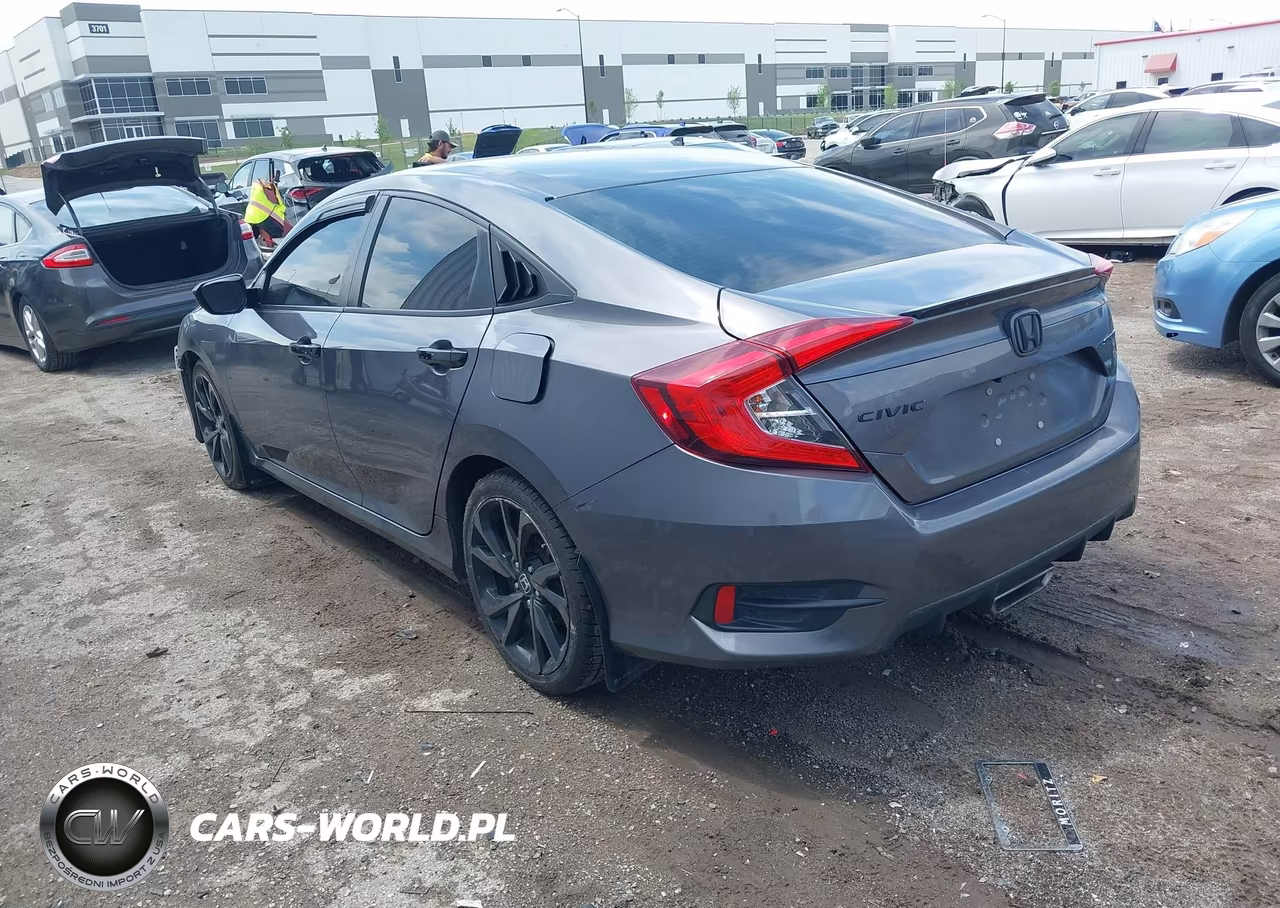 2019 Honda Civic Sport VIN:19XFC2F86KE016496 - 3