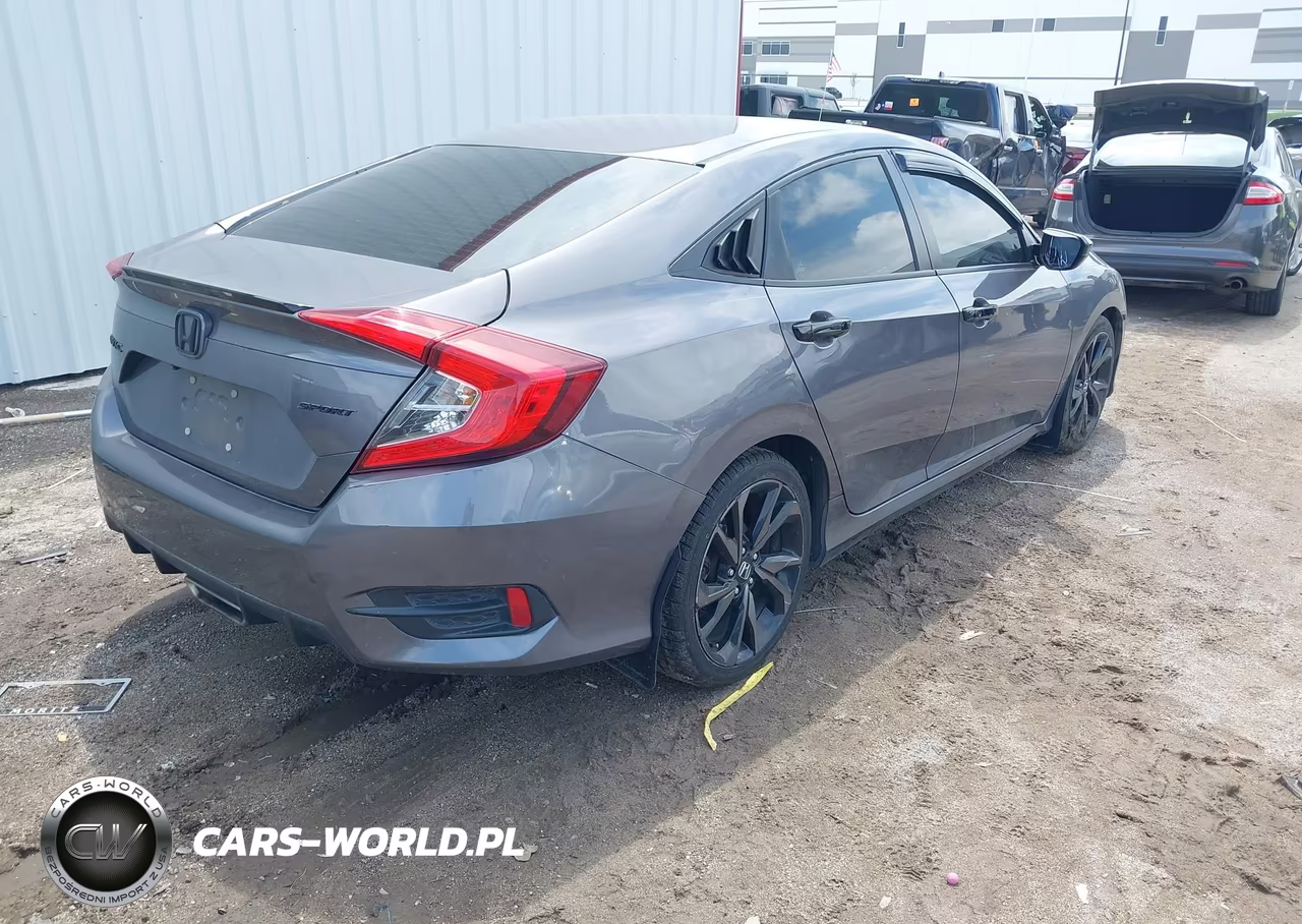 2019 Honda Civic Sport VIN:19XFC2F86KE016496 - 4