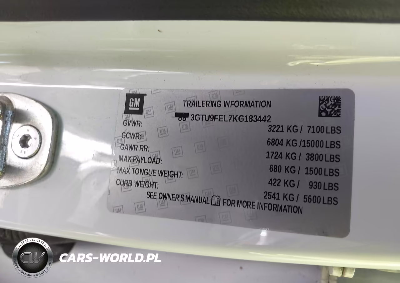 2019 GMC Sierra 1500 Denali VIN:3GTU9FEL7KG183442 - 9