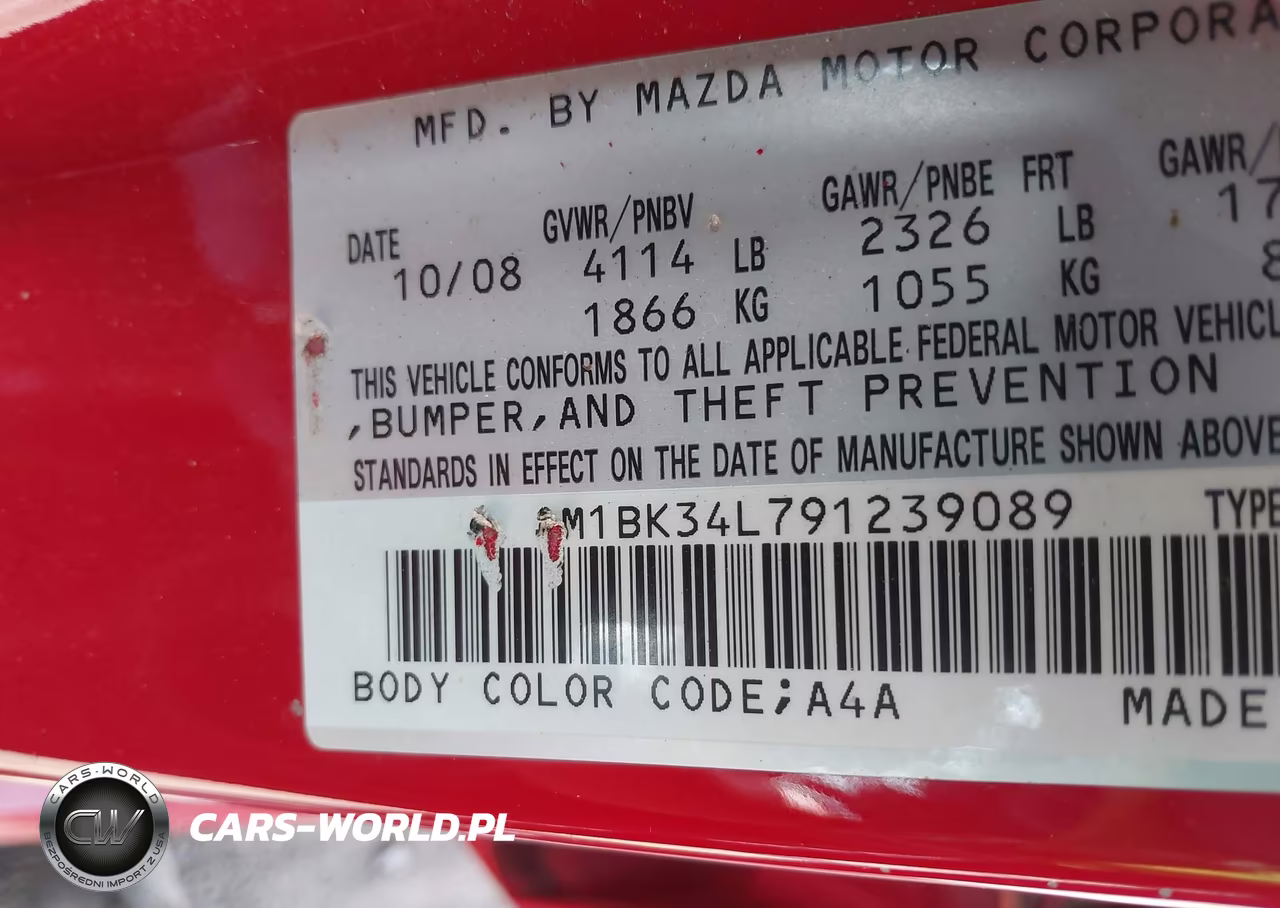 2009 Mazda Mazdaspeed3 Grand Touring VIN:JM1BK34L791239089 - 9
