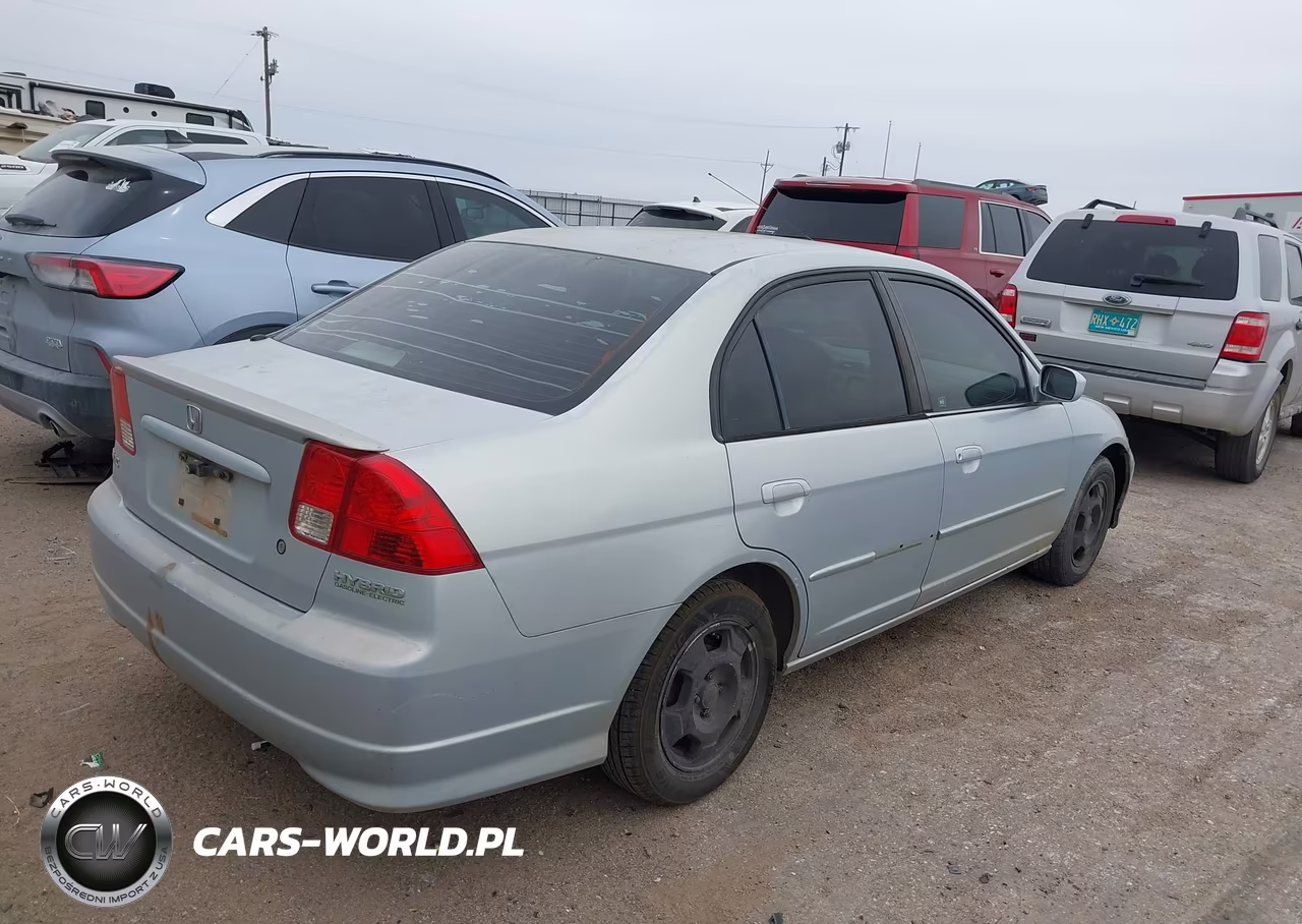 2005 Honda Civic Hybrid VIN:JHMES96635S026635 - 4