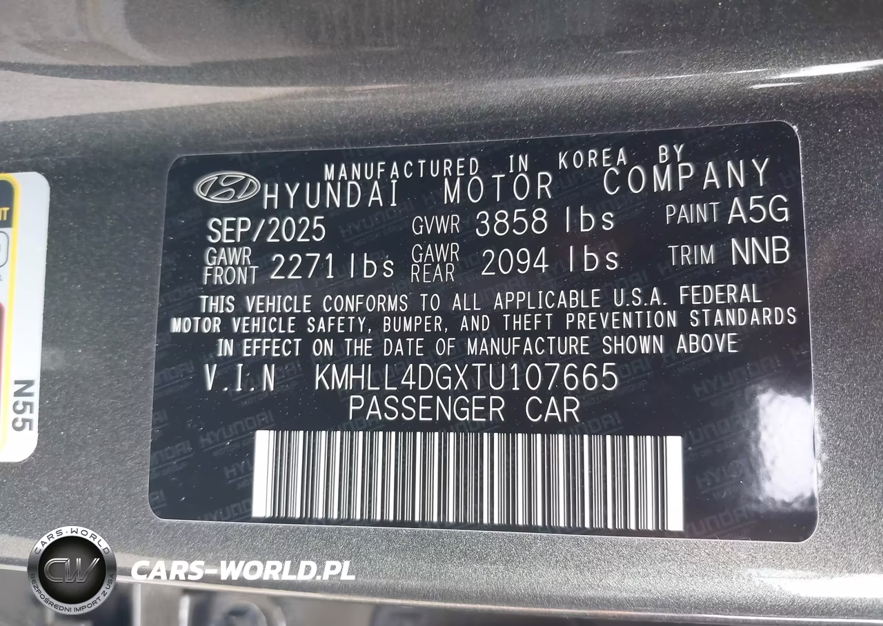 2026 Hyundai Elantra Se VIN:KMHLL4DGXTU107665 - 9