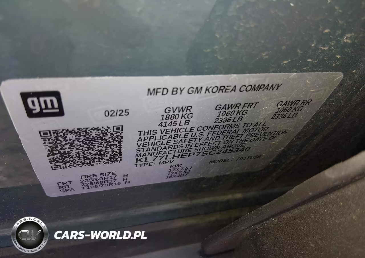 2025 Chevrolet Trax Fwd Lt VIN:KL77LHEP7SC245340 - 9