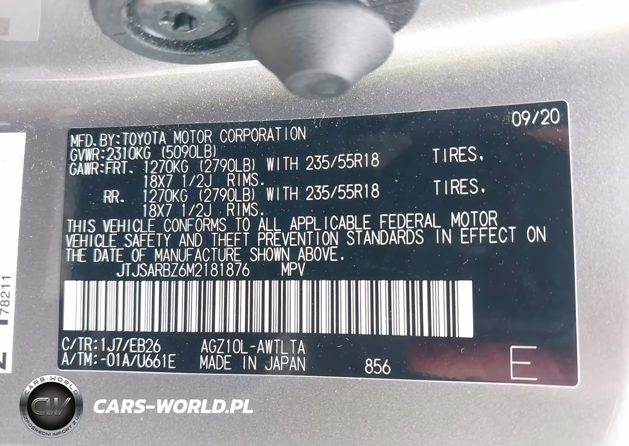 2021 Lexus Nx 300 F Sport VIN:JTJSARBZ6M2181876 - 9