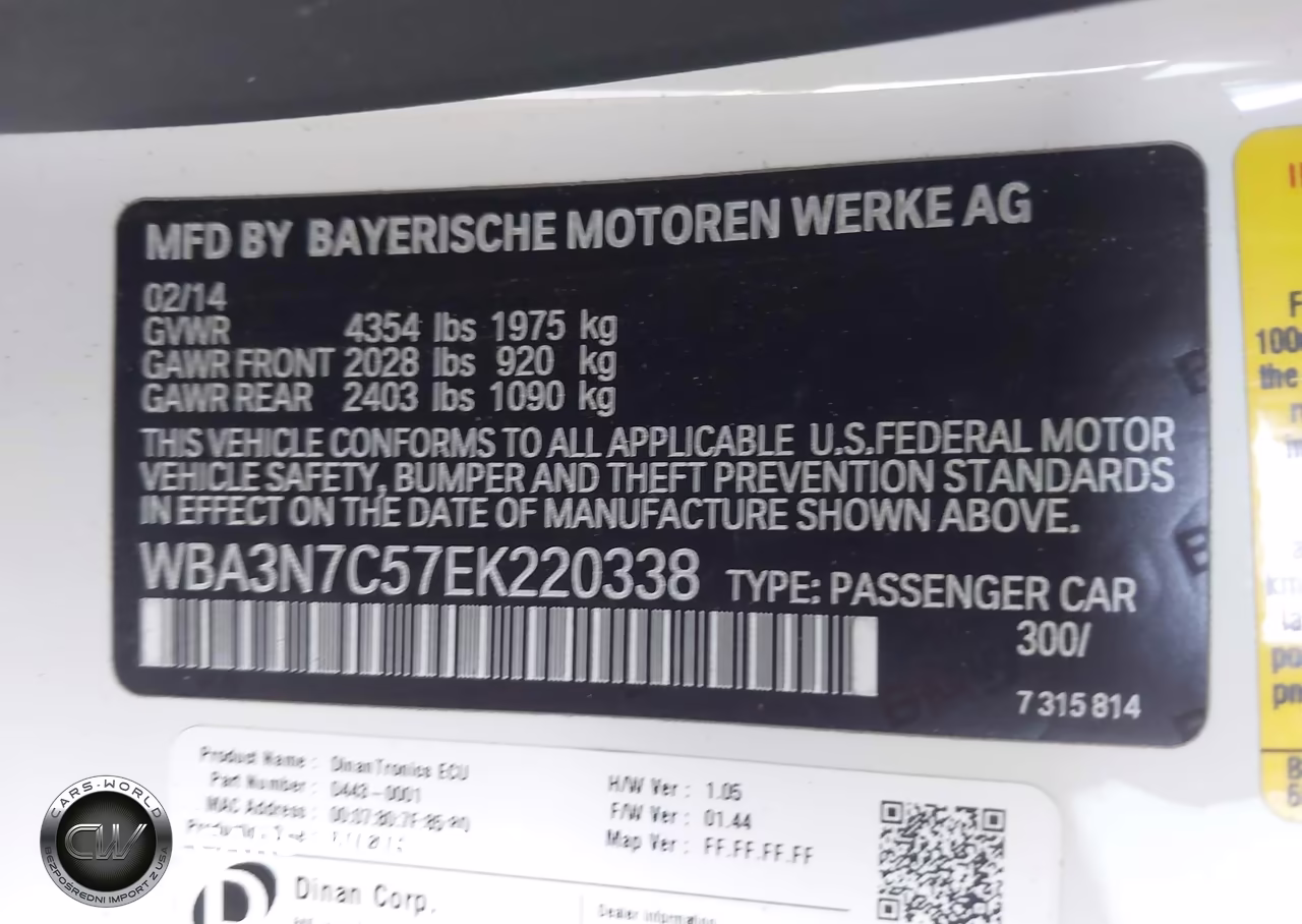 2014 BMW 428I VIN:WBA3N7C57EK220338 - 9