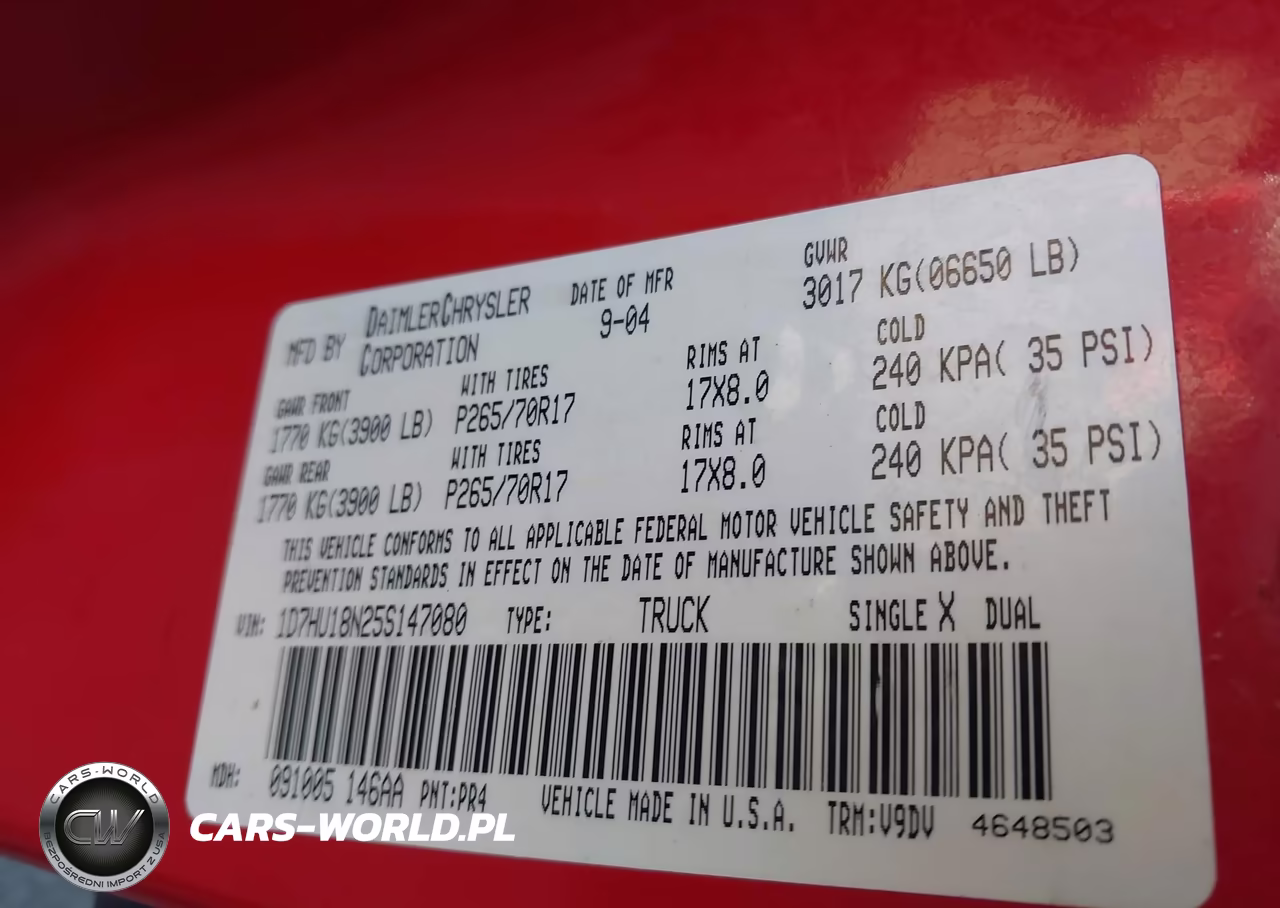 2005 Dodge Ram 1500 Slt-Laramie VIN:1D7HU18N25S147080 - 9