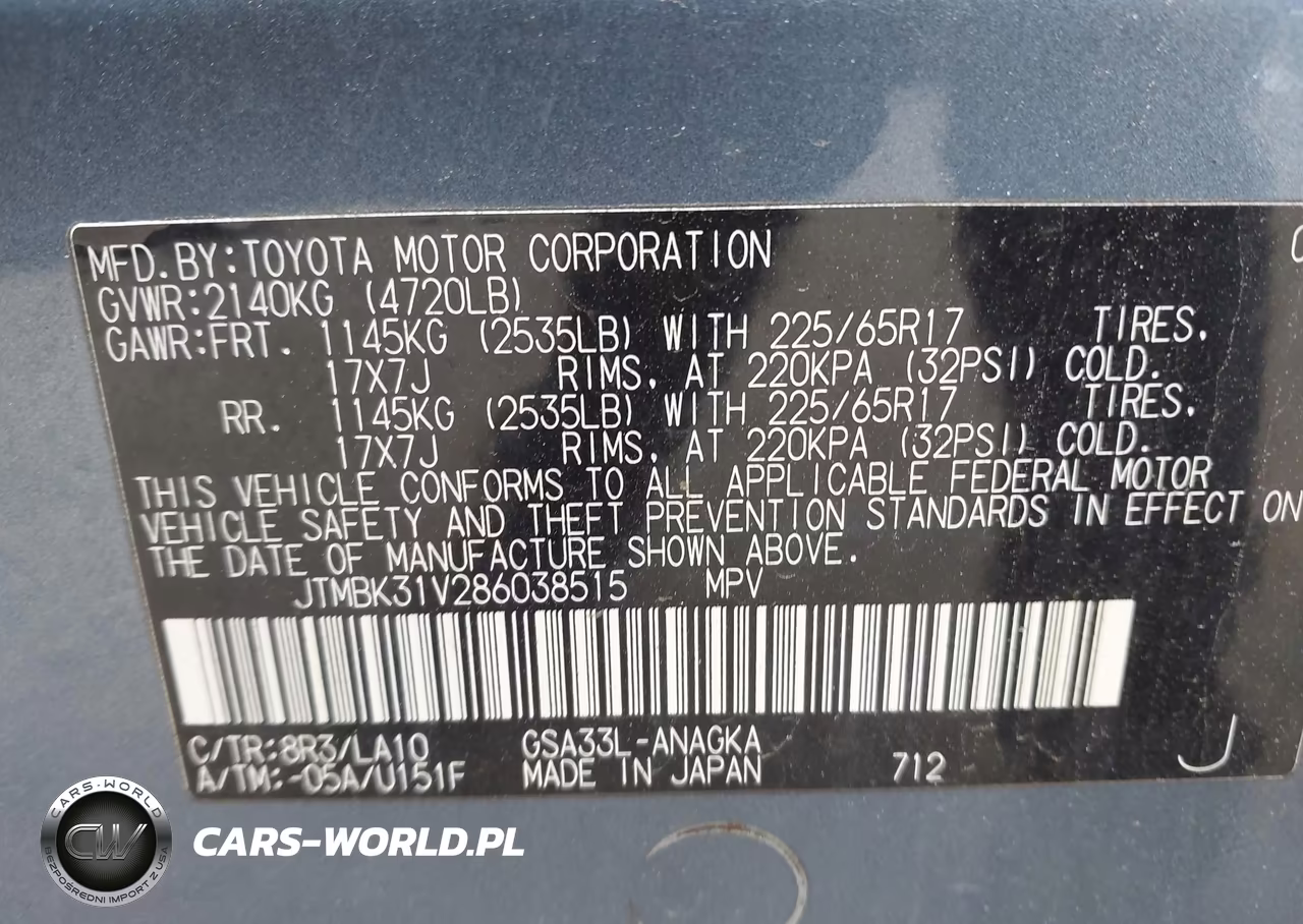 2008 Toyota Rav4 Limited V6 VIN:JTMBK31V286038515 - 9