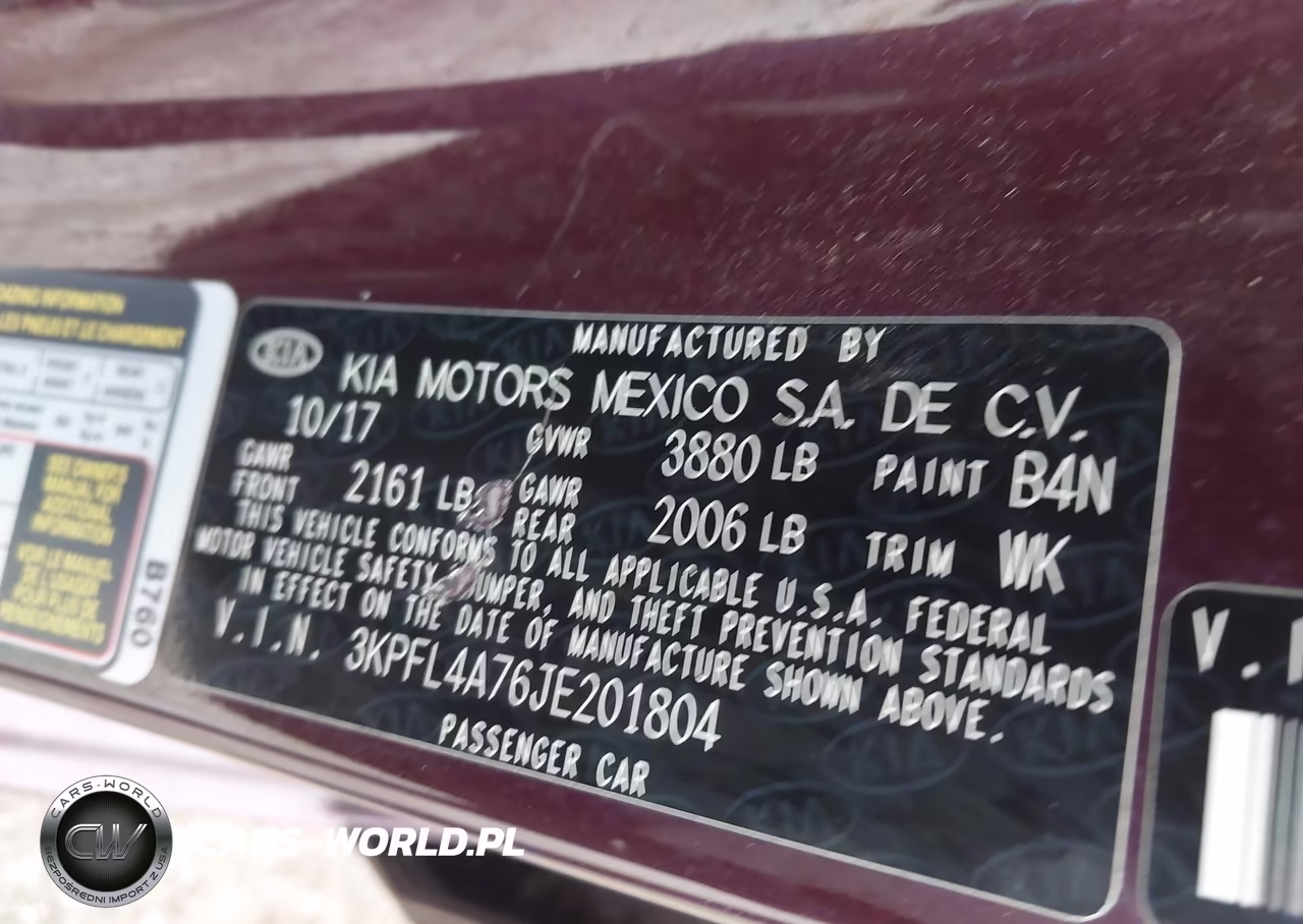 2018 Kia Forte Lx VIN:3KPFL4A76JE201804 - 9