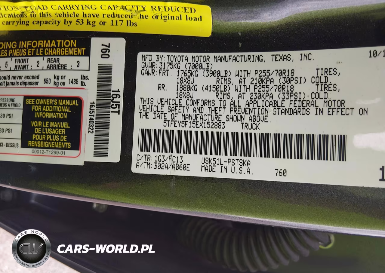 2014 Toyota Tundra Sr5 5.7L V8 VIN:5TFEY5F15EX152883 - 9