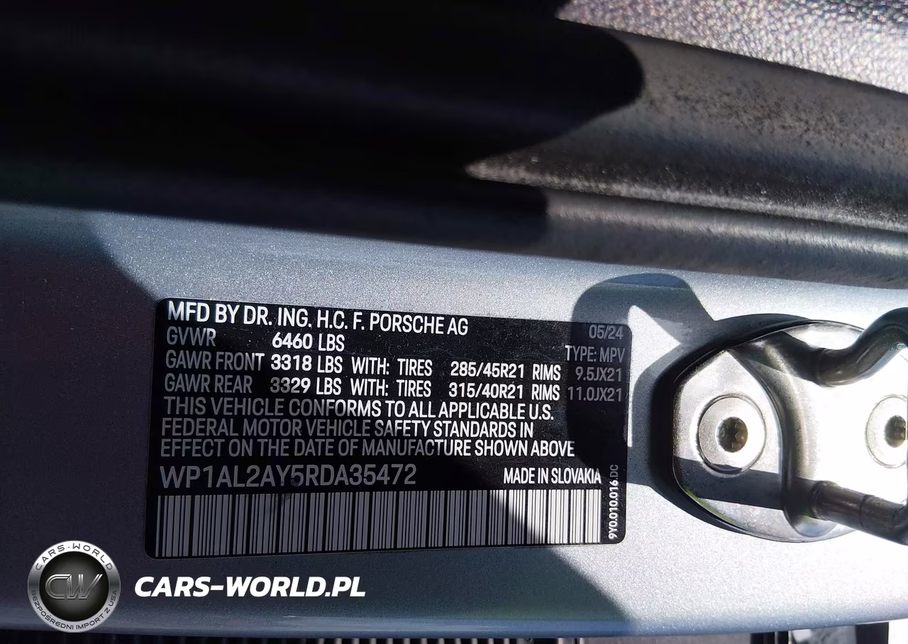 2024 Porsche Cayenne S VIN:WP1AL2AY5RDA35472 - 9