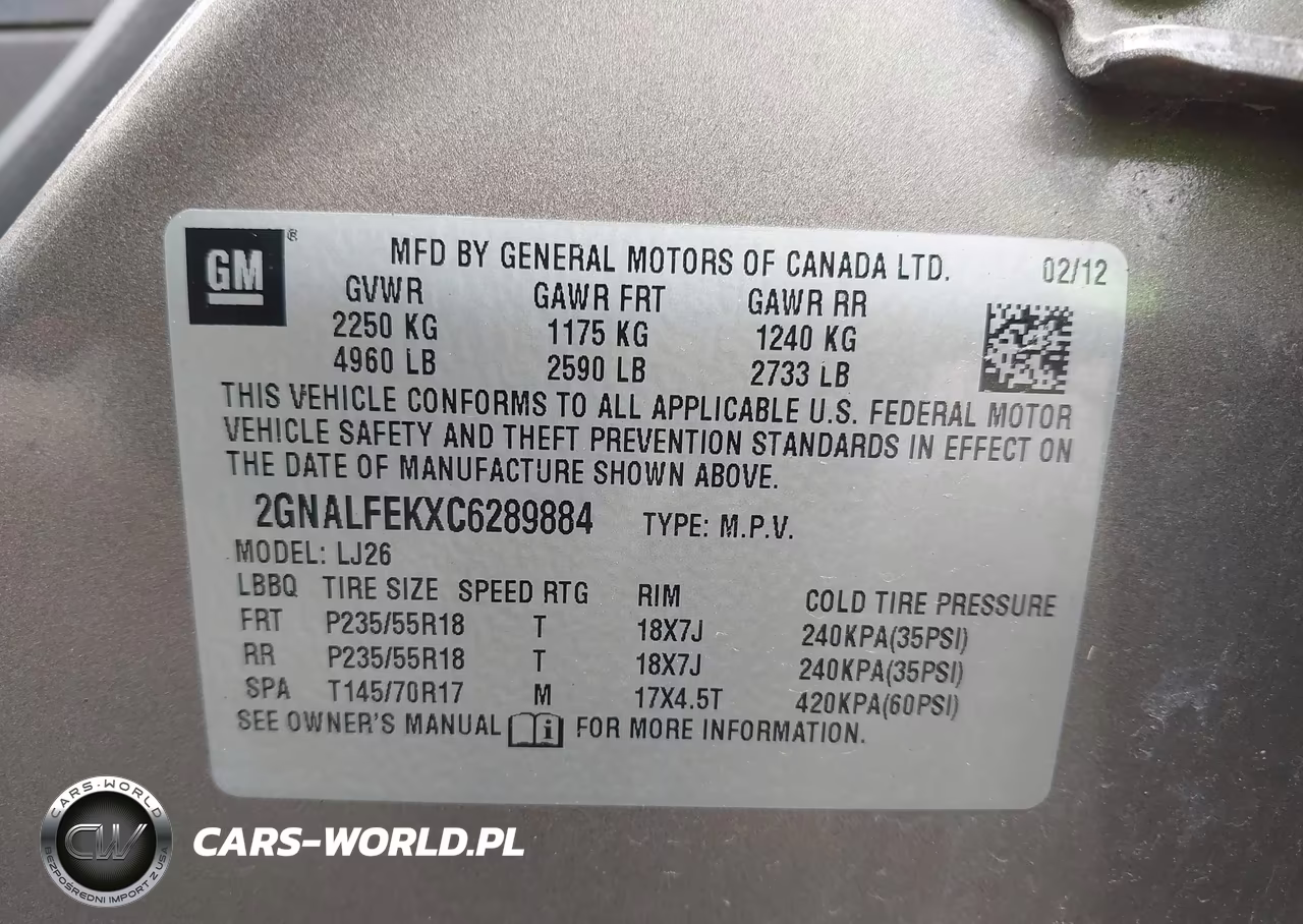2012 Chevrolet Equinox Ltz VIN:2GNALFEKXC6289884 - 9