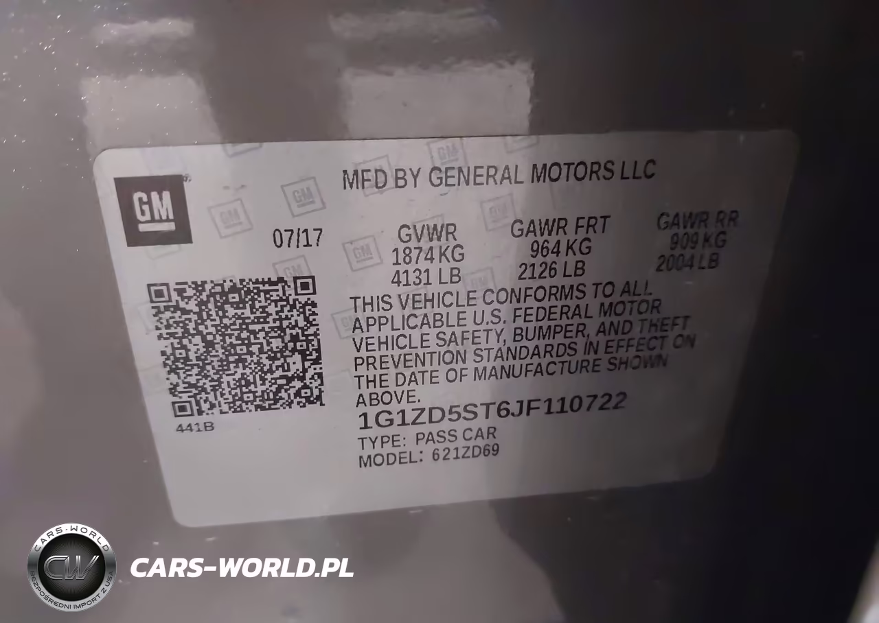 2018 Chevrolet Malibu Lt VIN:1G1ZD5ST6JF110722 - 9