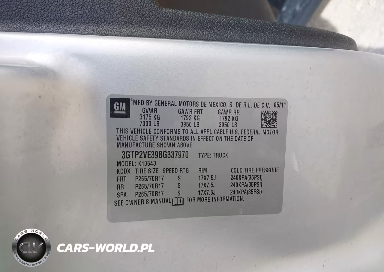 2011 GMC Sierra 1500 Sle VIN:3GTP2VE39BG337970 - 9