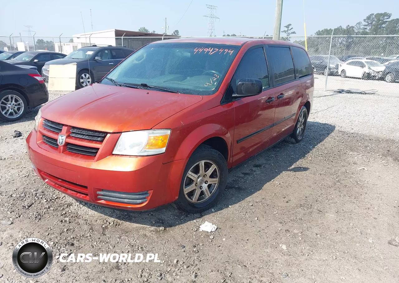 2008 Dodge Grand Caravan Se VIN:2D8HN44H48R703275 - 2