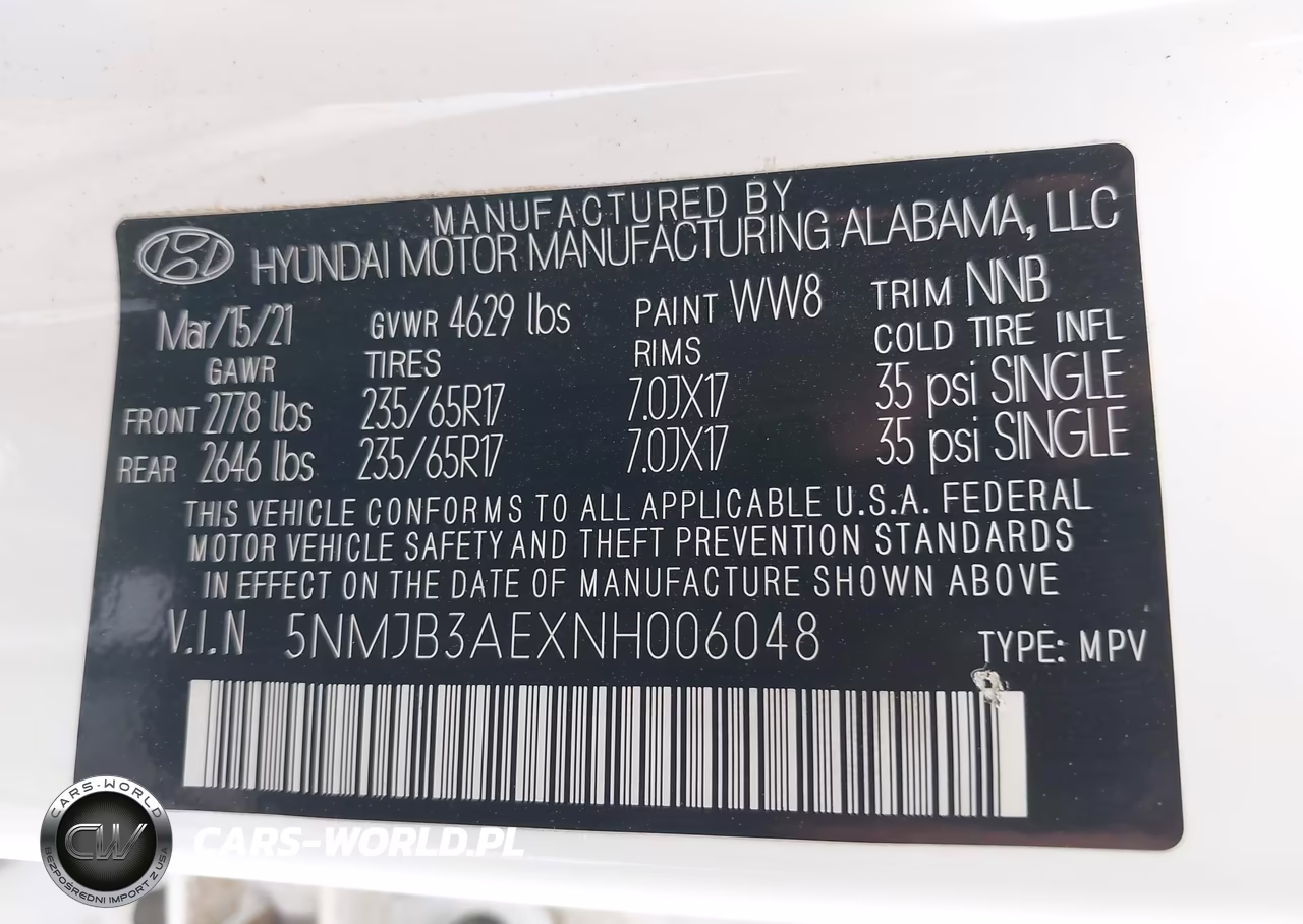 2022 Hyundai Tucson Sel VIN:5NMJB3AEXNH006048 - 9