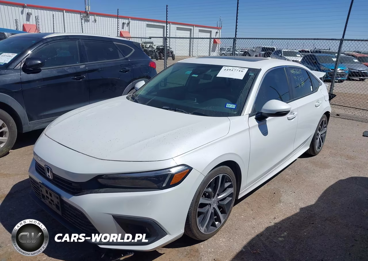 2022 Honda Civic Touring VIN:2HGFE1F96NH301948 - 2