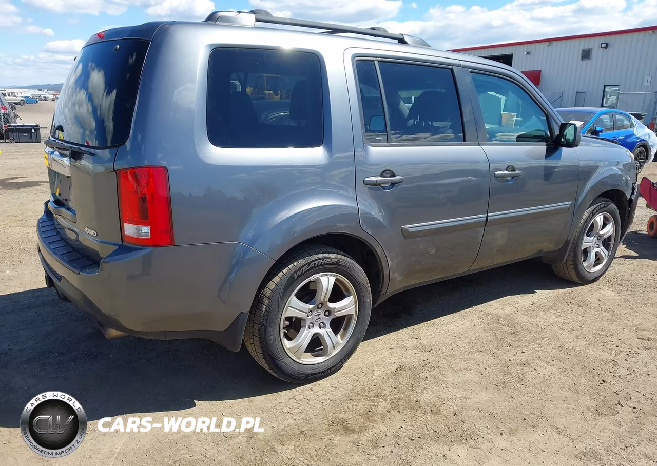 2013 Honda Pilot Ex-L VIN:5FNYF4H59DB043011 - 4
