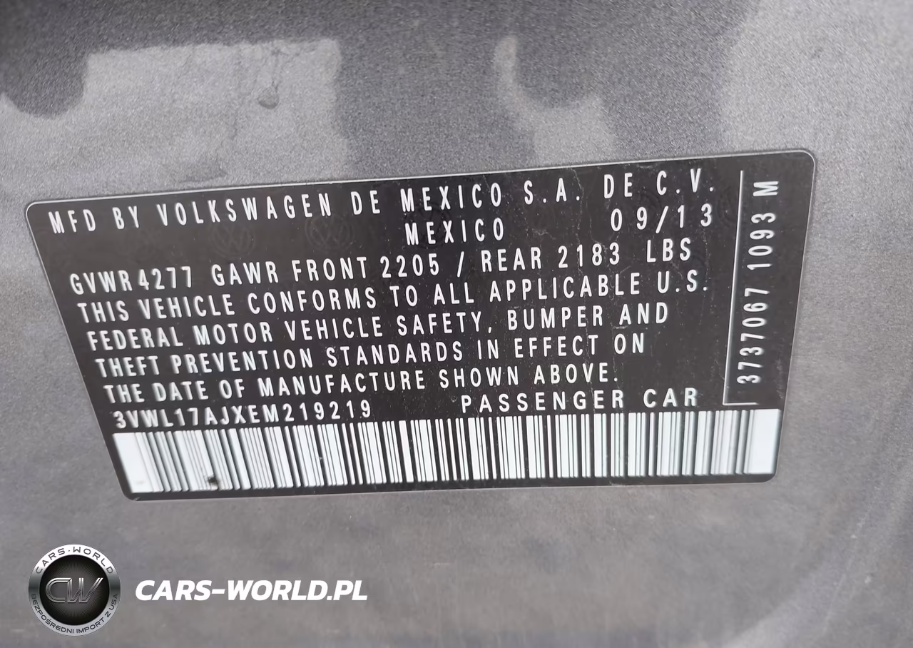 2014 Volkswagen Jetta 1.8T Sel VIN:3VWL17AJXEM219219 - 9