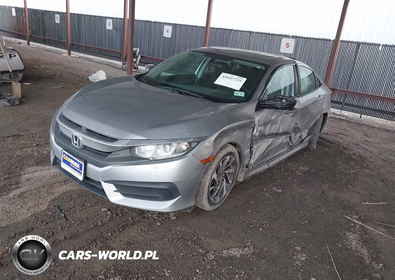 2016 Honda Civic Ex VIN:19XFC2F7XGE081222 - 2