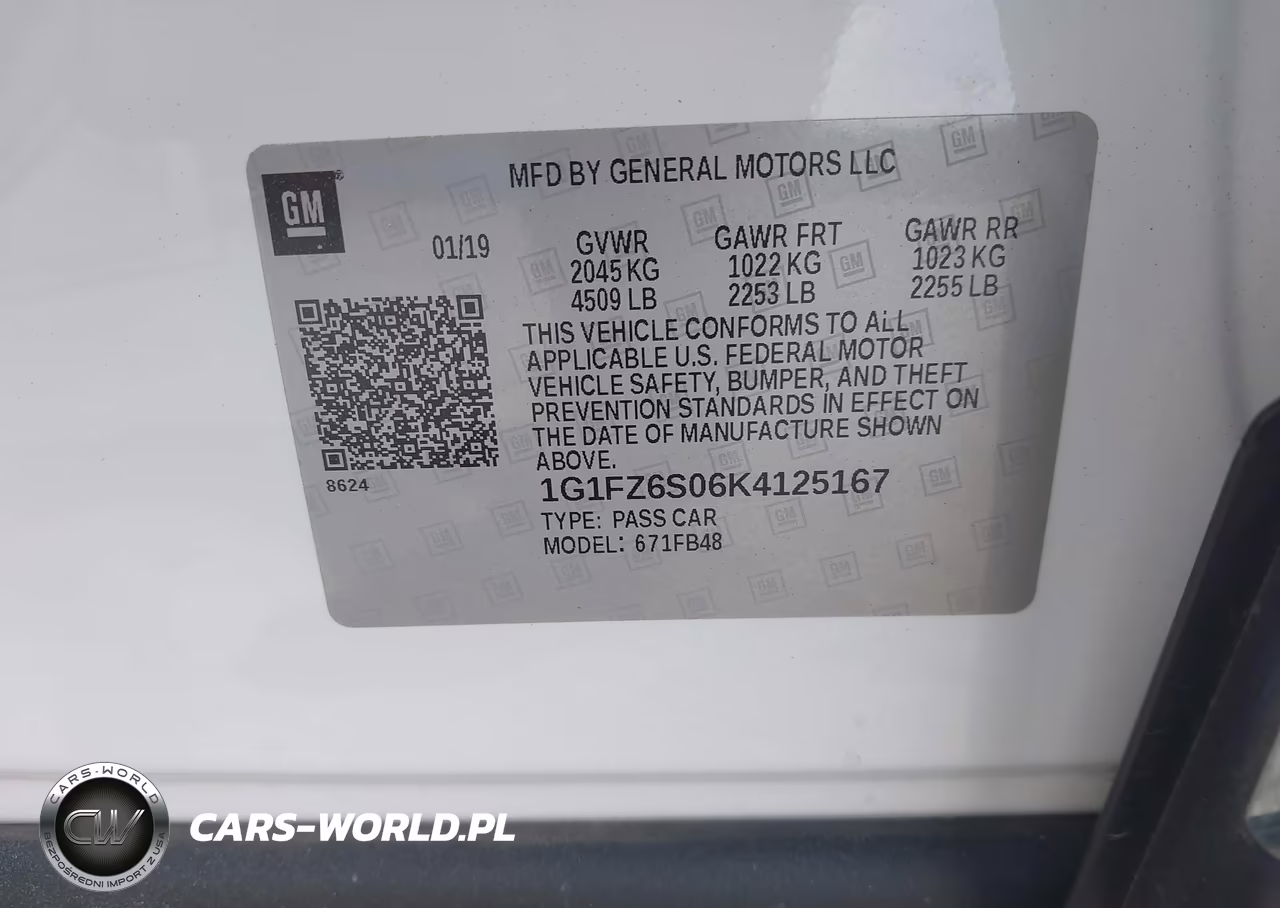 2019 Chevrolet Bolt Ev Premier VIN:1G1FZ6S06K4125167 - 8