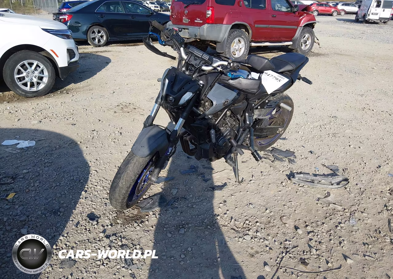 2022 Yamaha Mt07 VIN:JYARM32E4NA006192 - 2
