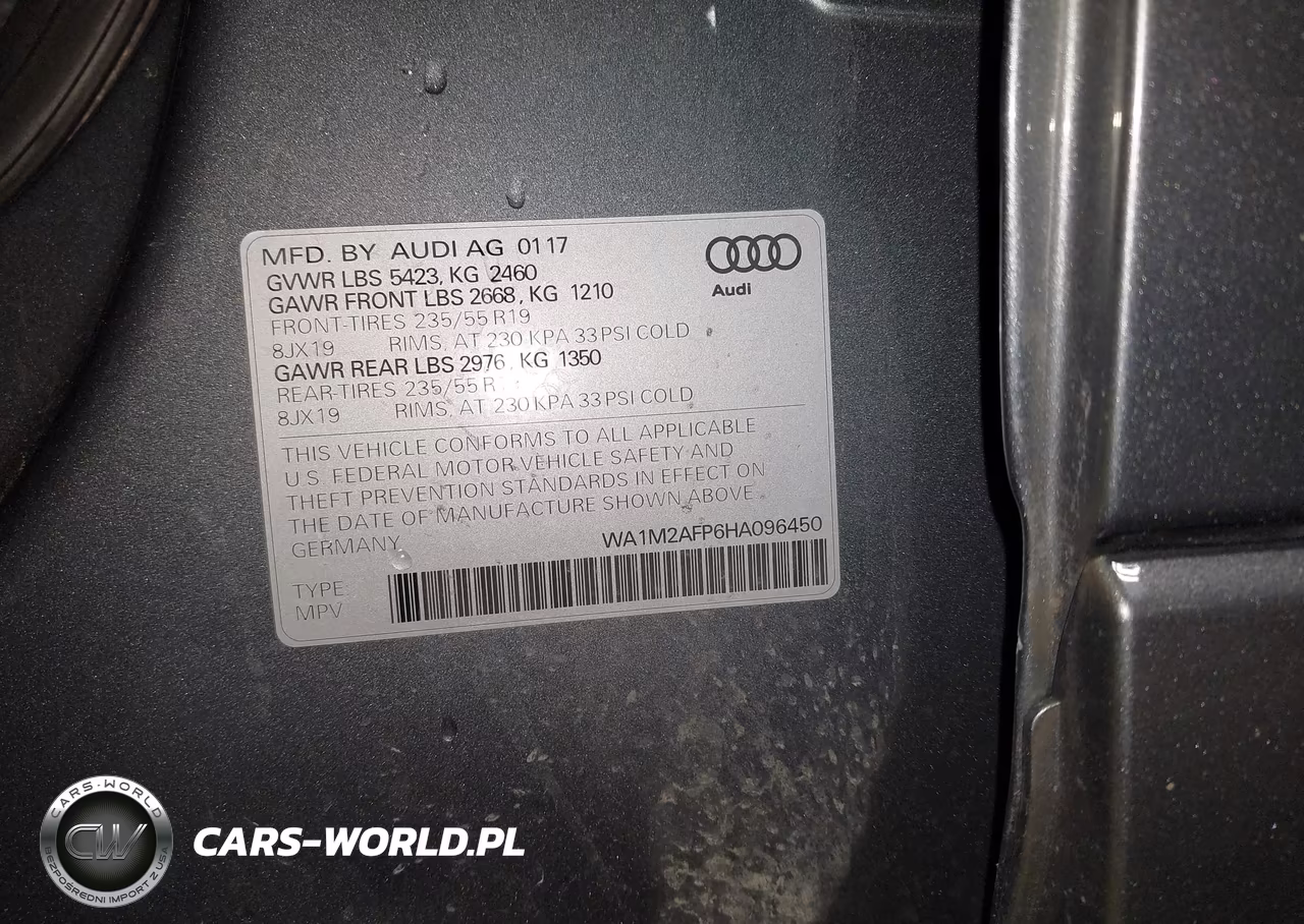 2017 Audi Q5 2.0T Premium VIN:WA1M2AFP6HA096450 - 9