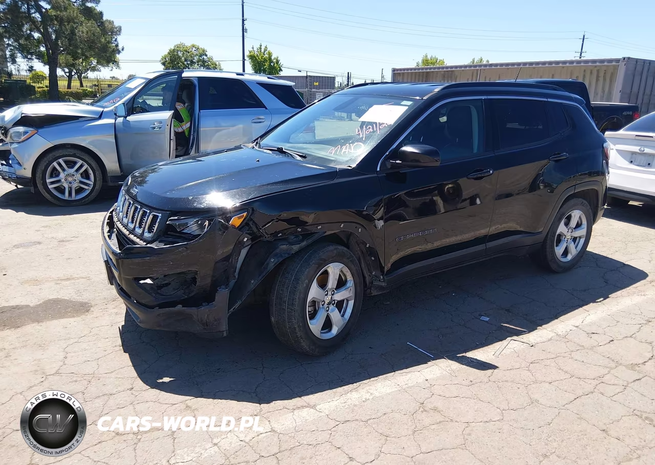 2019 Jeep Compass Latitude Fwd VIN:3C4NJCBB2KT788837 - 2