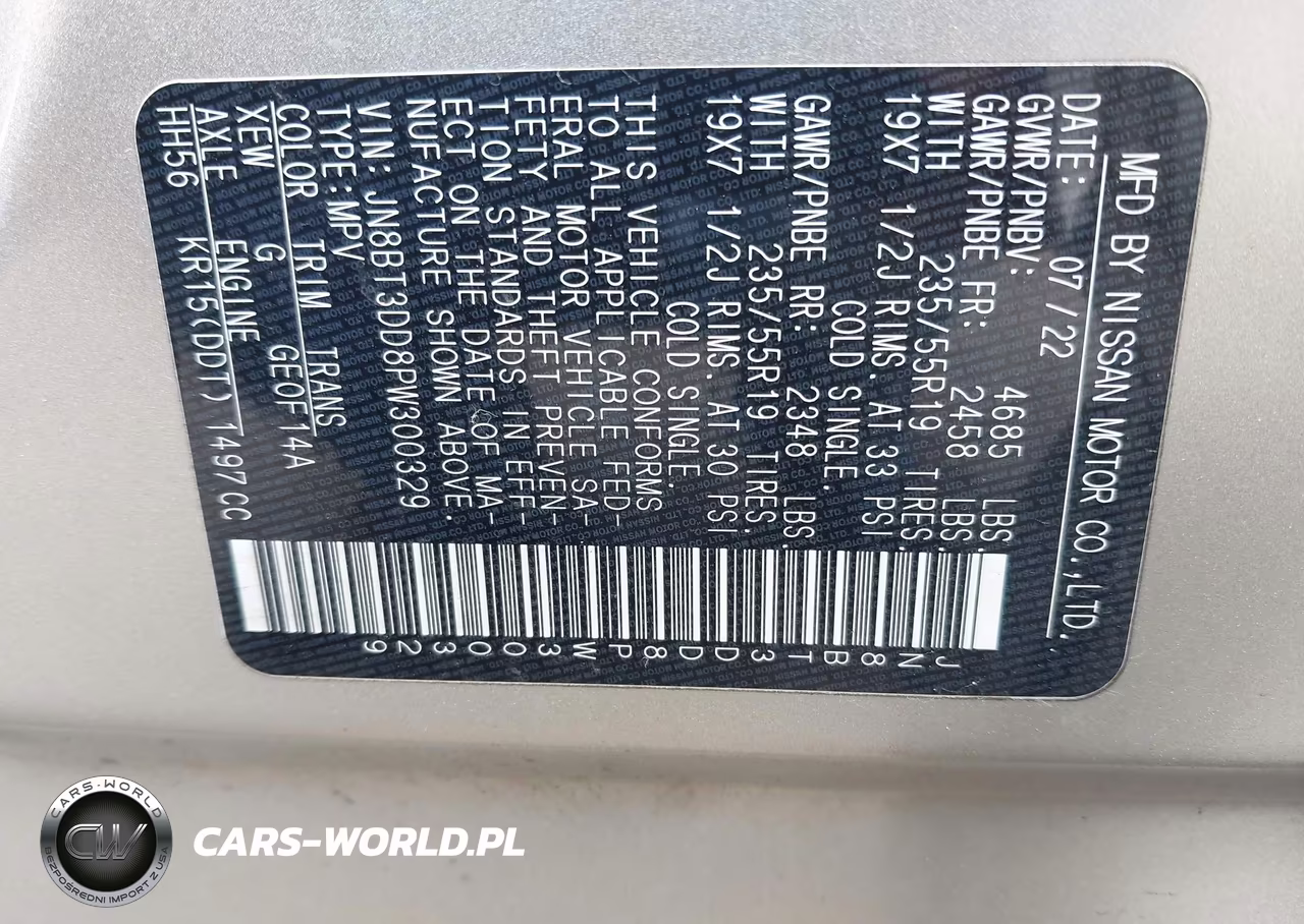 2023 Nissan Rogue Platinum Intelligent Awd VIN:JN8BT3DD8PW300329 - 9