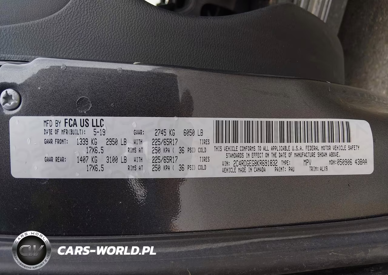2018 Dodge Grand Caravan Gt VIN:2C4RDGEG7JR342112 - 9
