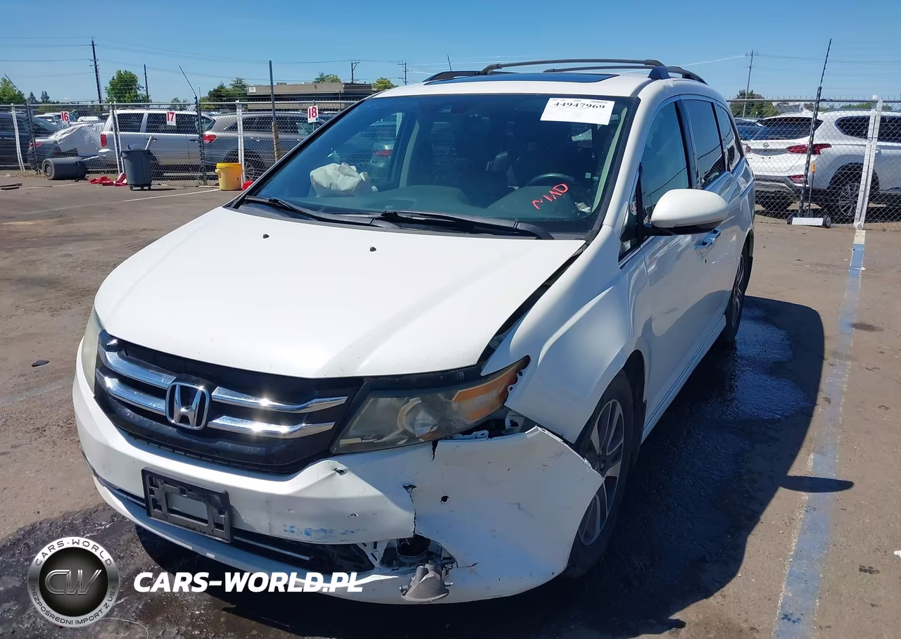 2015 Honda Odyssey Touring-Touring Elite VIN:5FNRL5H93FB011504 - 2