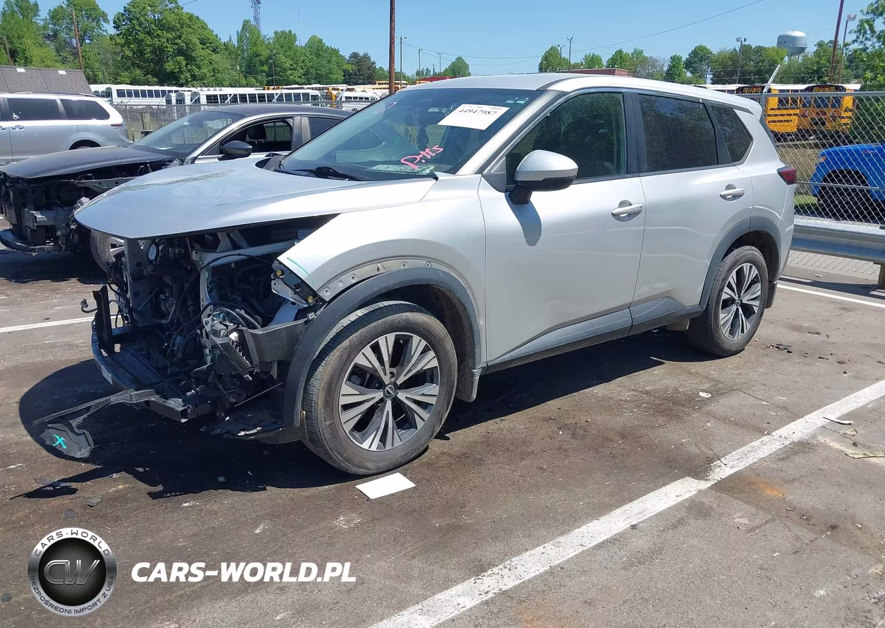 2022 Nissan Rogue Sv Fwd VIN:5N1BT3BA8NC676947 - 2