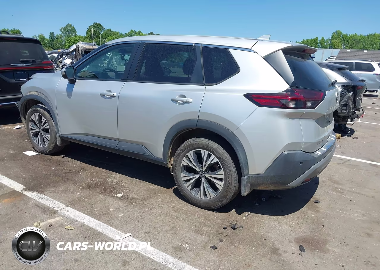2022 Nissan Rogue Sv Fwd VIN:5N1BT3BA8NC676947 - 3