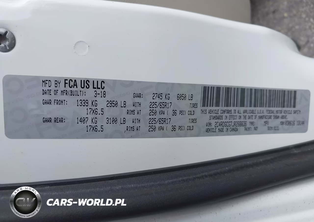 2018 Dodge Grand Caravan Sxt VIN:2C4RDGCG7JR266636 - 9