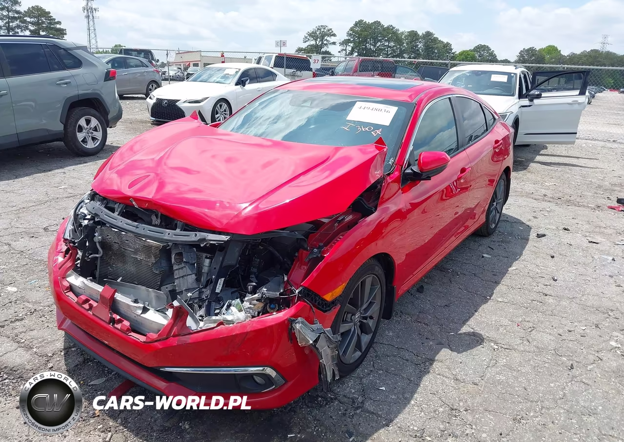2021 Honda Civic Ex-L VIN:2HGFC1F77MH706297 - 2