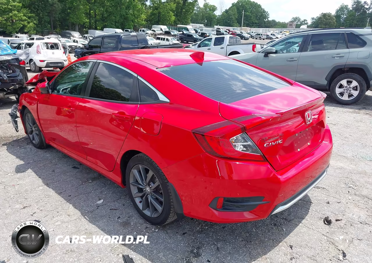 2021 Honda Civic Ex-L VIN:2HGFC1F77MH706297 - 3
