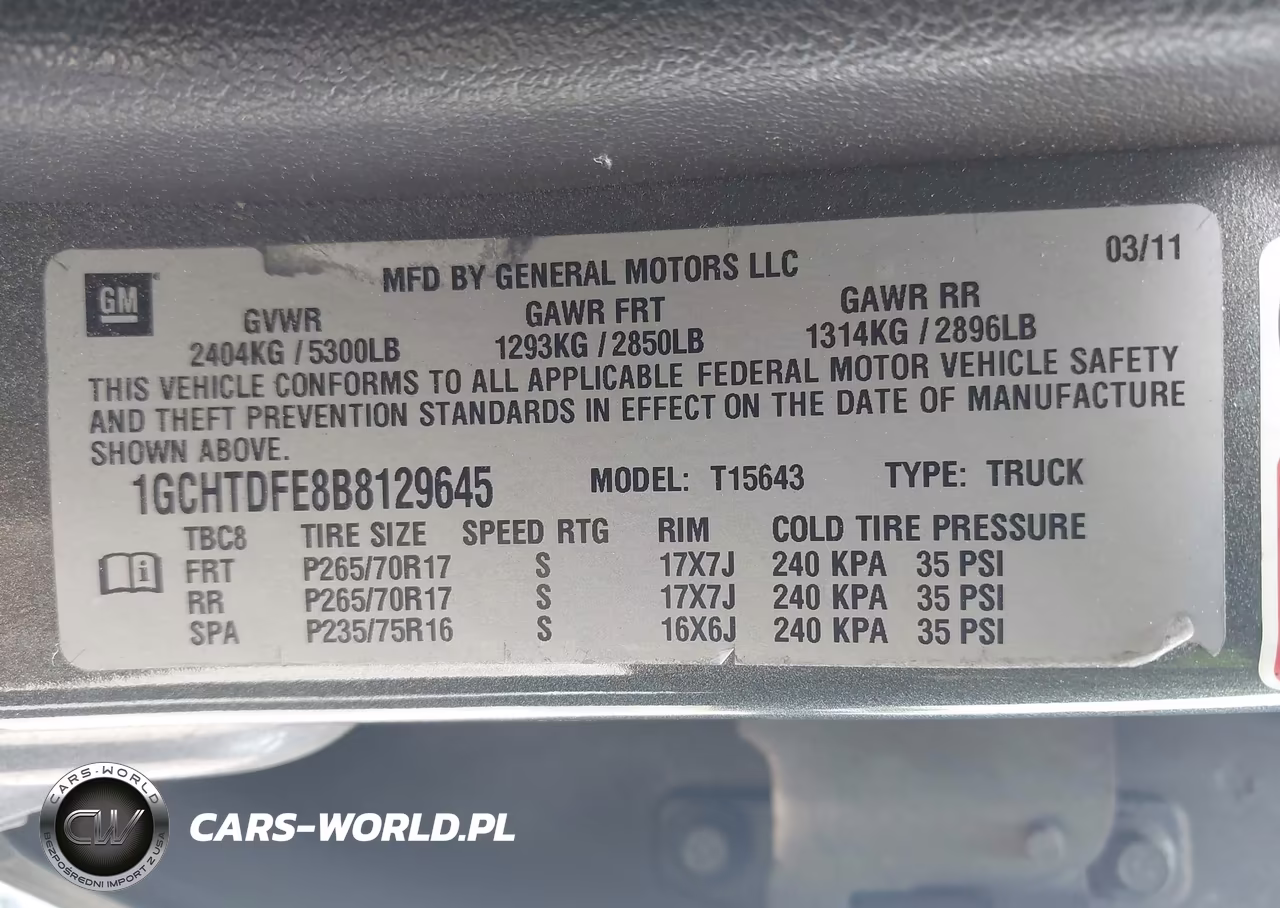 2011 Chevrolet Colorado 2Lt VIN:1GCHTDFE8B8129645 - 9