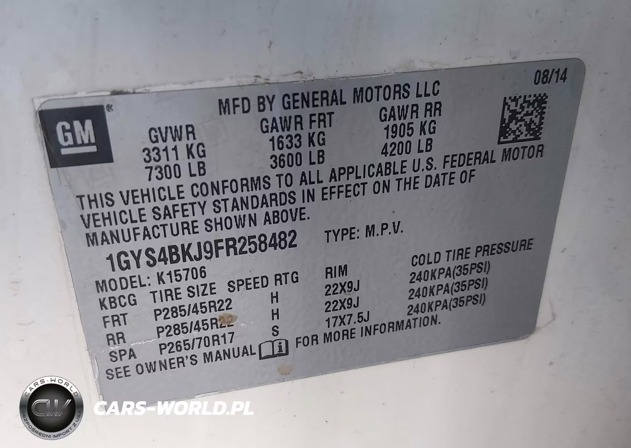 2015 Cadillac Escalade Luxury VIN:1GYS4BKJ9FR258482 - 9